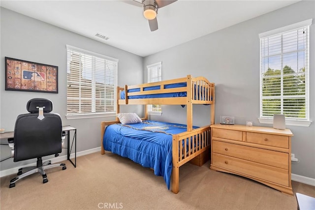46379 Canyon Crest Ct, Temecula, CA 92592 - carpeted bedroom featuring a desk and ceiling fan