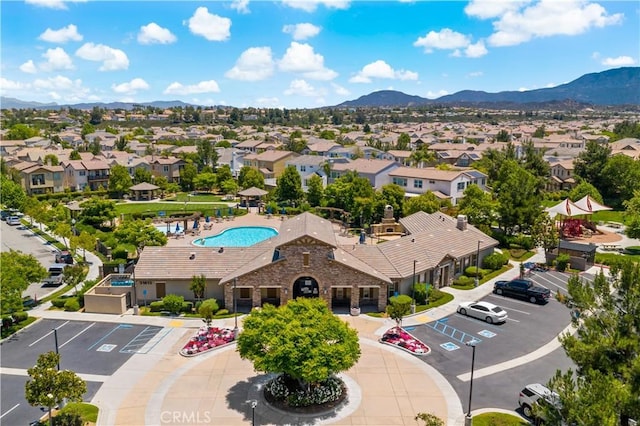 46379 Canyon Crest Ct, Temecula, CA 92592 - aerial view of residential area with mountains