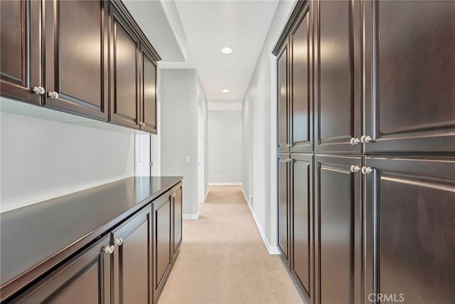 46379 Canyon Crest Ct, Temecula, CA 92592 - hallway featuring light colored carpet and recessed lighting
