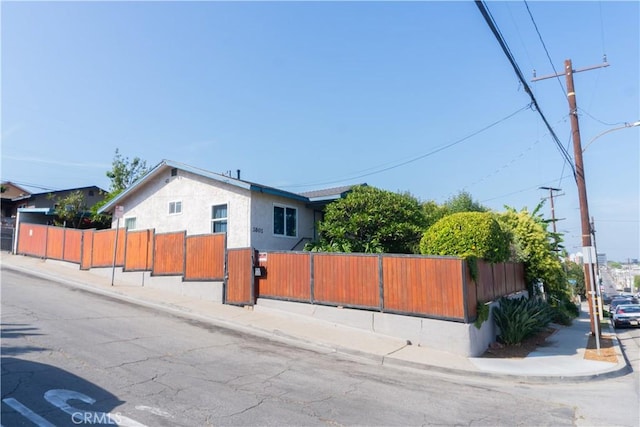 3801 Whiteside St, Los Angeles, CA 90063 - view of side of home with stucco siding