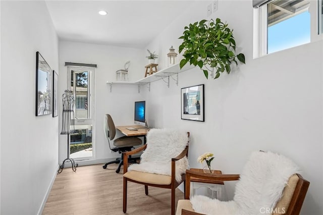 1722 Westcliff Dr Unit 11, Newport Beach, CA 92660 - office with wood finished floors and recessed lighting
