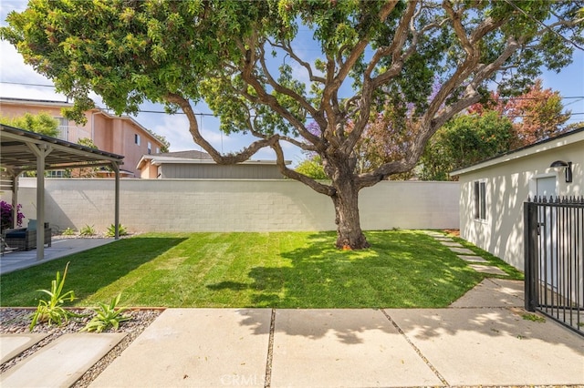 2721 184th St, Redondo Beach, CA 90278 - fenced backyard featuring a patio