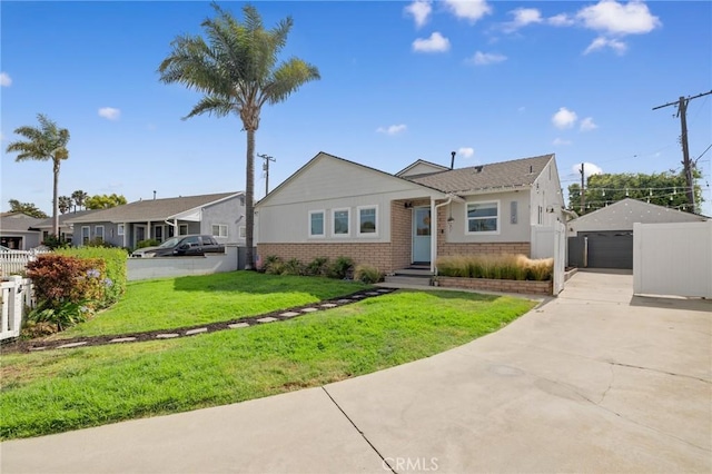19125 Anza Ave, Torrance, CA 90503 - view of front of home featuring brick siding, a garage, and driveway