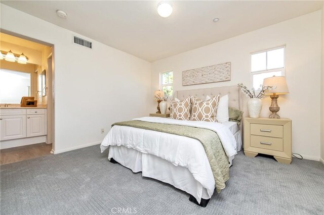 357 Flyers Ln, Tustin, CA 92782 - bedroom featuring carpet flooring and ensuite bath