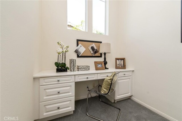 357 Flyers Ln, Tustin, CA 92782 - office with built in desk and carpet flooring