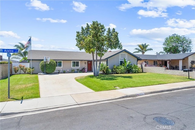 6057 Azalea St, Chino, CA 91710 - ranch-style home featuring concrete driveway and stucco siding