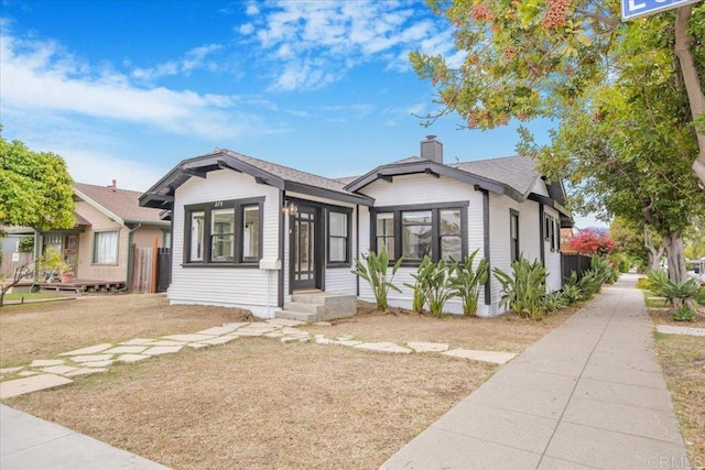 275 Euclid Ave, Long Beach, CA 90803 - bungalow-style house with a chimney and roof with shingles