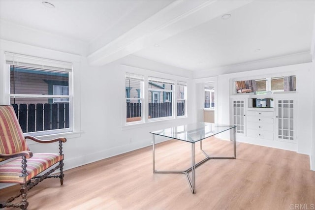 275 Euclid Ave, Long Beach, CA 90803 - recreation room with light wood finished floors