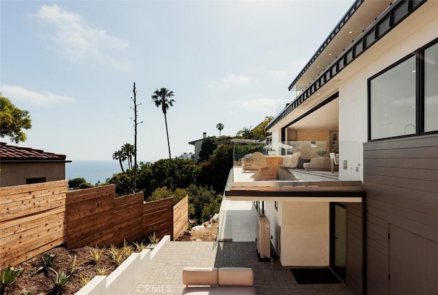1105 Skyline Dr, Laguna Beach, CA 92651 - view of patio / terrace featuring a water view