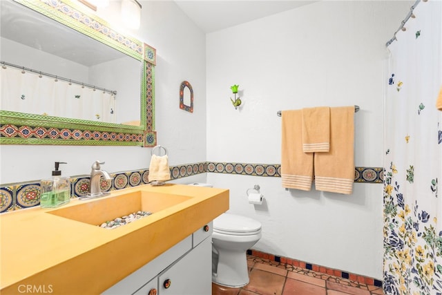252 W Blaine St, Riverside, CA 92507 - full bathroom with vanity and tile patterned flooring