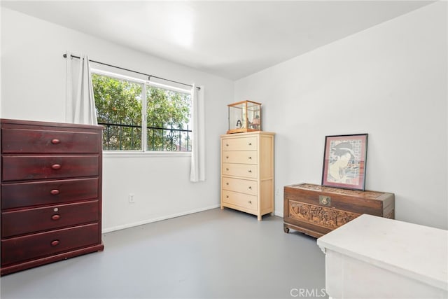 252 W Blaine St, Riverside, CA 92507 - bedroom with finished concrete flooring