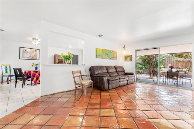 252 W Blaine St, Riverside, CA 92507 - living area with light tile patterned floors