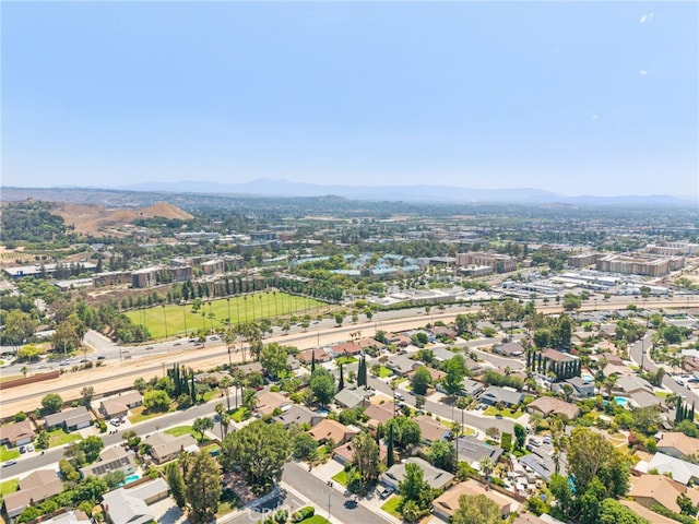 252 W Blaine St, Riverside, CA 92507 - aerial view of residential area with mountains