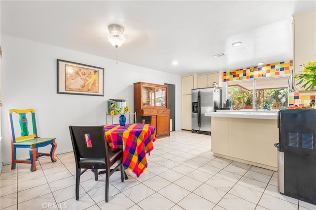 252 W Blaine St, Riverside, CA 92507 - dining area featuring recessed lighting