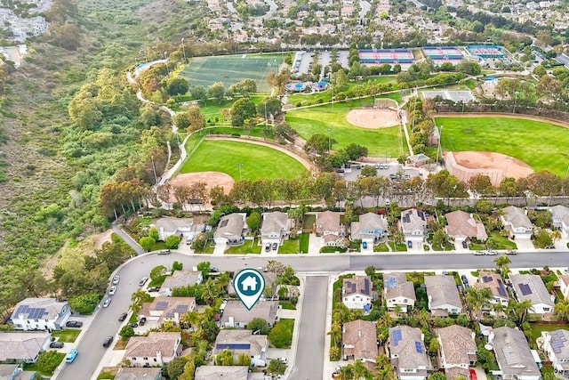 6707 Ketch Way, Carlsbad, CA 92011 - aerial view of property and surrounding area with nearby suburban area