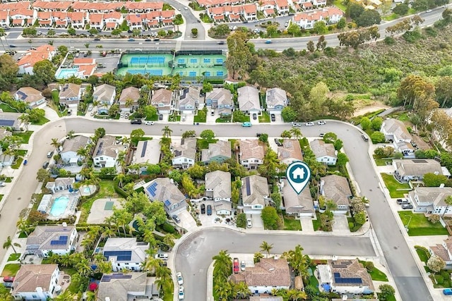 6707 Ketch Way, Carlsbad, CA 92011 - aerial view of property and surrounding area with nearby suburban area