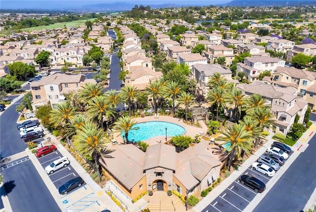 31170 Strawberry Tree Ln Unit 67, Temecula, CA 92592 - aerial perspective of suburban area featuring a pool