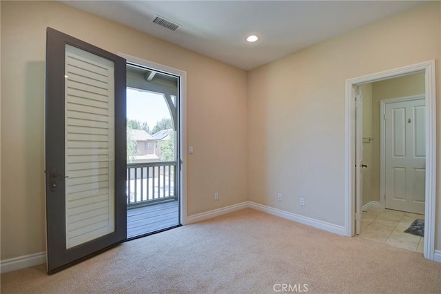 62 Gentry, Irvine, CA 92620 - spare room with light colored carpet, plenty of natural light, and recessed lighting