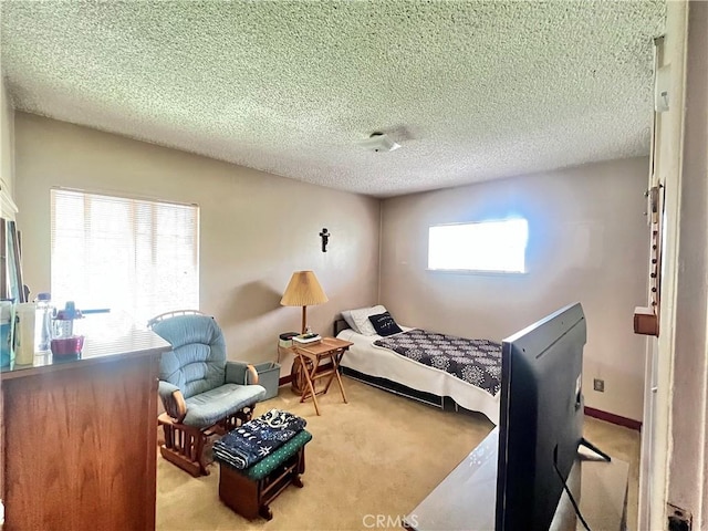 407 S Northwood Ave, Compton, CA 90220 - bedroom with carpet floors and a textured ceiling