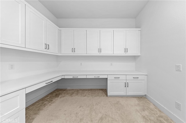 27216 W Coyote Bush Ct, Valencia, CA 91355 - unfurnished office featuring light colored carpet and built in study area