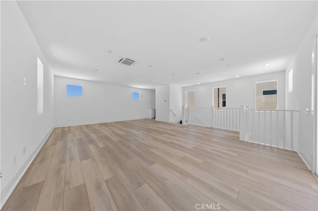 27216 W Coyote Bush Ct, Valencia, CA 91355 - unfurnished room with light wood-style floors and recessed lighting