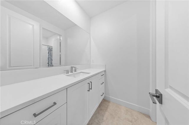 27216 W Coyote Bush Ct, Valencia, CA 91355 - bathroom featuring vanity and baseboards
