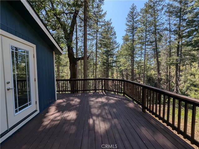 16121 Golf Rd, Cobb, CA 95426 - view of deck