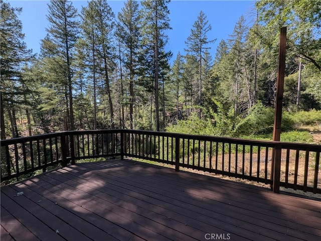 16121 Golf Rd, Cobb, CA 95426 - view of wooden deck