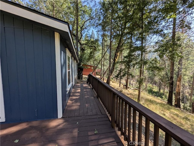 16121 Golf Rd, Cobb, CA 95426 - view of wooden terrace