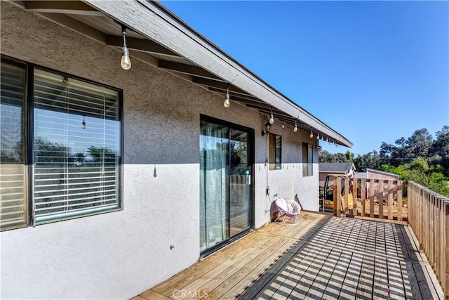 28521 Williams Dr, Menifee, CA 92587 - view of wooden terrace