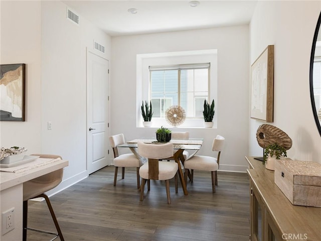 1673 Lexington Ln, San Pedro, CA 90732 - dining room featuring dark wood-type flooring