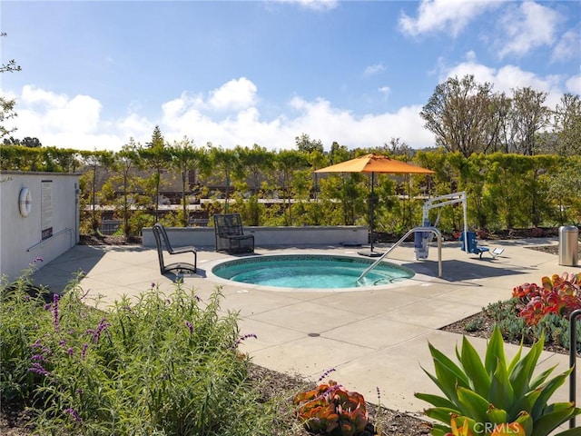 1673 Lexington Ln, San Pedro, CA 90732 - view of pool featuring a patio