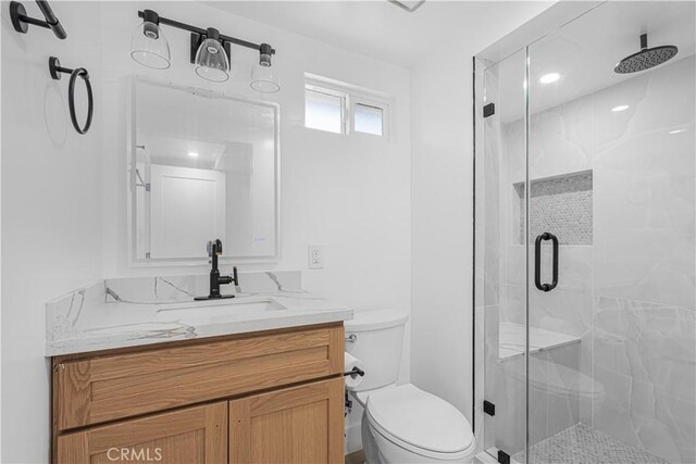 12302 Beaty Ave, Norwalk, CA 90650 - full bath featuring vanity and a shower stall