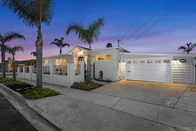 4704 Jumano Ave, San Diego, CA 92117 - single story home featuring a fenced front yard, concrete driveway, an attached garage, stucco siding, and a gate