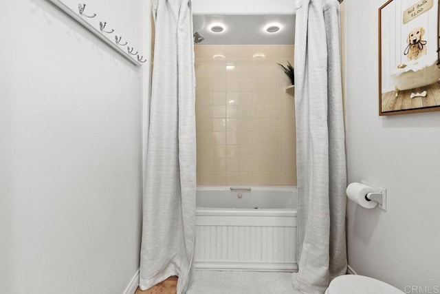 4704 Jumano Ave, San Diego, CA 92117 - full bath featuring shower / bath combo and toilet