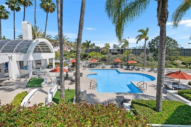 50 Los Cabos, Dana Point, CA 92629 - community pool featuring a patio