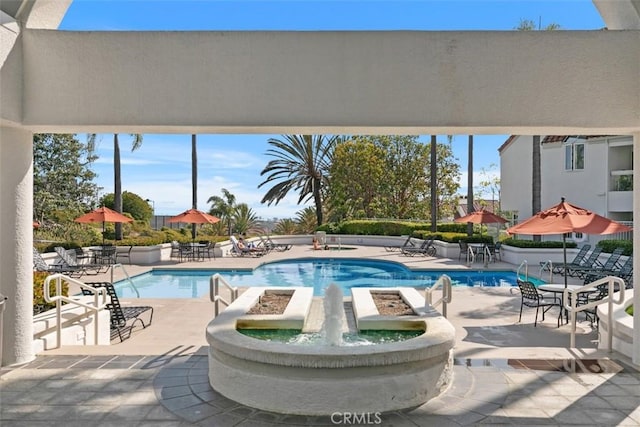 50 Los Cabos, Dana Point, CA 92629 - community pool with a patio area and a hot tub