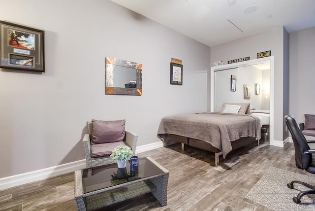 2184 Pacific Crest Dr, Alpine, CA 91901 - bedroom with wood finished floors and baseboards
