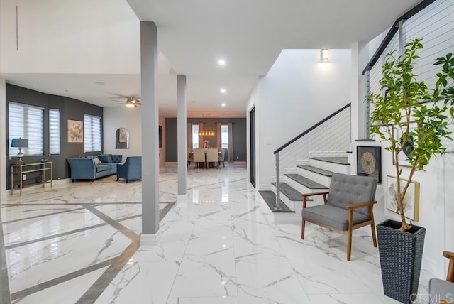 2184 Pacific Crest Dr, Alpine, CA 91901 - building lobby featuring recessed lighting and stairs