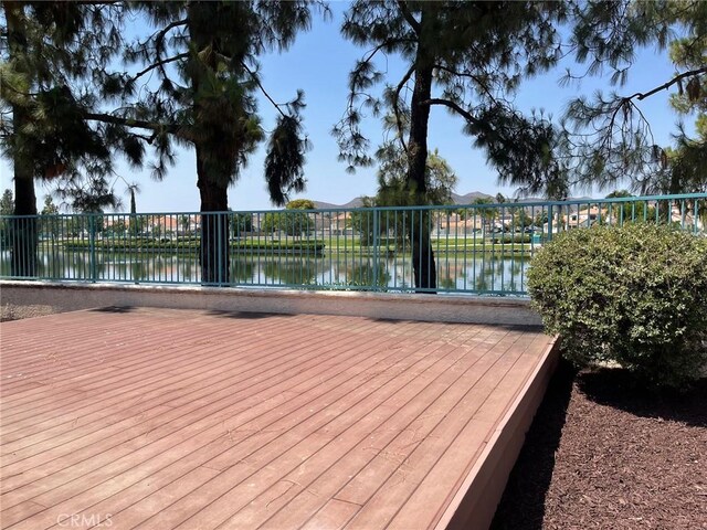 28652 Bridge Water Ln, Menifee, CA 92584 - deck featuring a water view