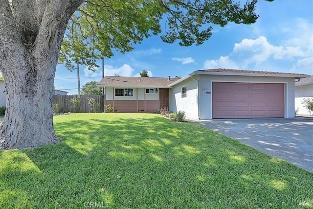 367 E Pacific Ave, Fairfield, CA 94533 - single story home with stucco siding, a garage, and concrete driveway
