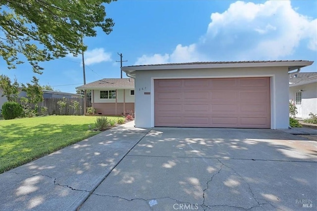 367 E Pacific Ave, Fairfield, CA 94533 - single story home with stucco siding, concrete driveway, and an attached garage