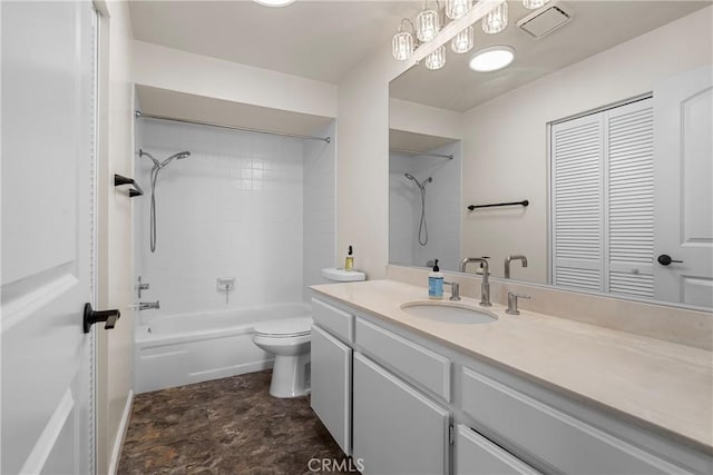 3961 Via Marisol Unit 218, Los Angeles, CA 90042 - full bathroom with vanity, shower / bath combination, and a closet