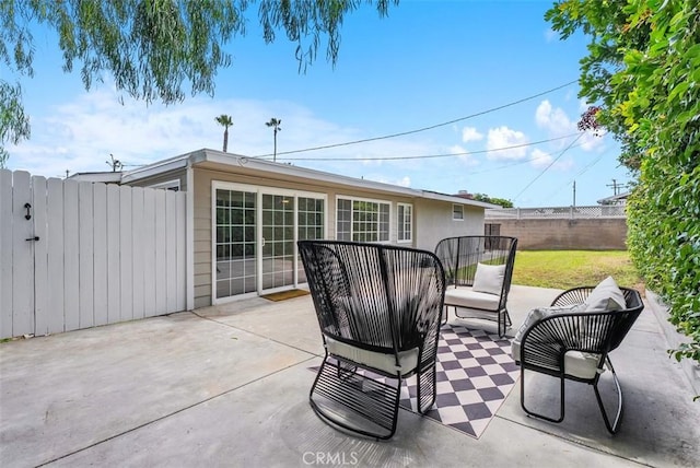 2323 Colgate Dr, Costa Mesa, CA 92626 - fenced backyard featuring a patio area and a gate