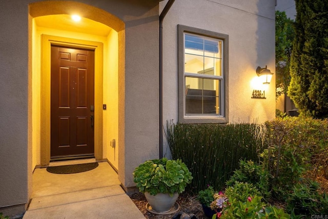 4336 Harbor Way Unit 1, Oceanside, CA 92056 - doorway to property with stucco siding
