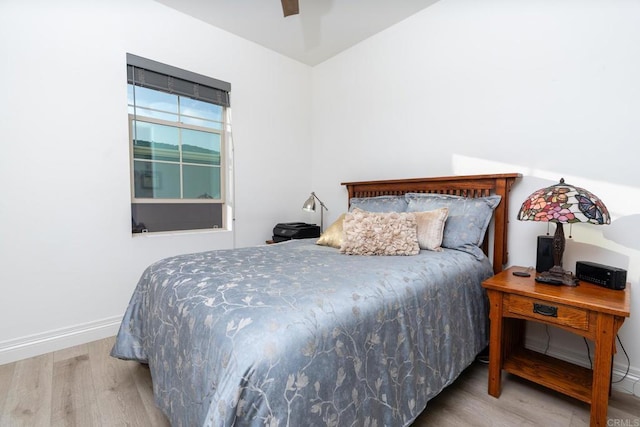 4336 Harbor Way Unit 1, Oceanside, CA 92056 - bedroom featuring wood finished floors and a ceiling fan