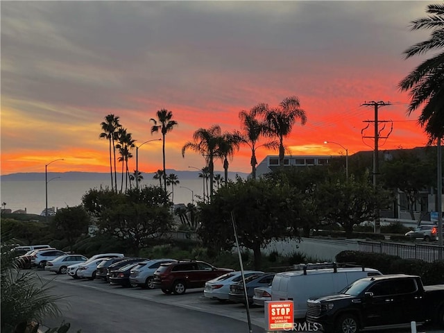240 Nice Ln Unit 114, Newport Beach, CA 92663 - parking at dusk featuring uncovered parking