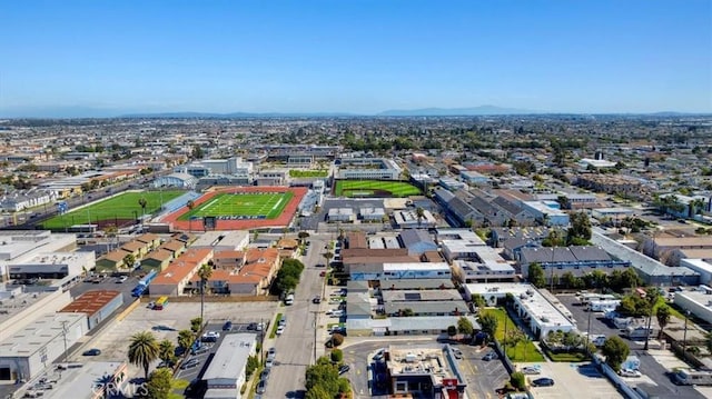 14508 Burin Ave, Lawndale, CA 90260 - aerial view of property and surrounding area featuring a mountainous background