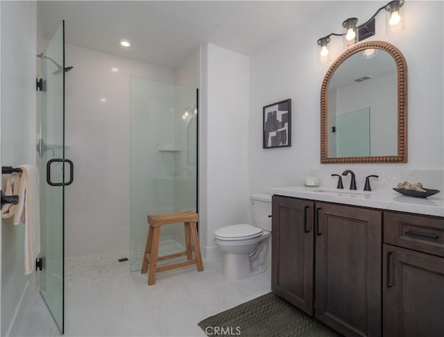 402 W Grand Ave Unit 101, Grover Beach, CA 93433 - full bathroom with vanity and an enclosed shower