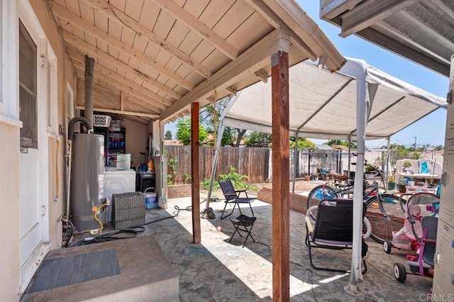 1185 Elm Ave, Chula Vista, CA 91911 - view of patio / terrace with gas water heater